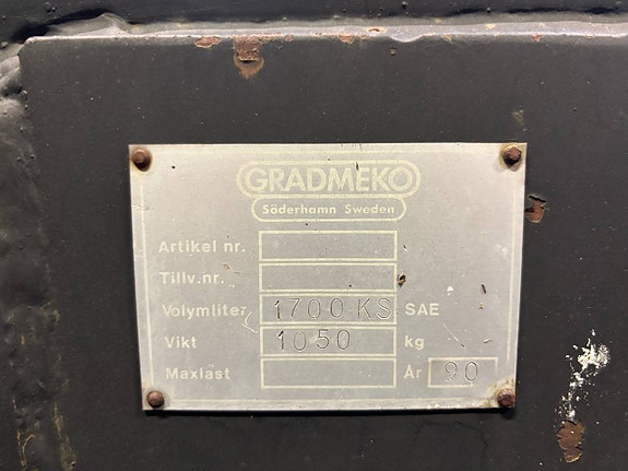 Begagnad Gradmeko Combi skopa 9 of 10