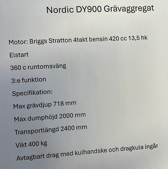 Grävaggregat Briggs Stratton 4 of 4