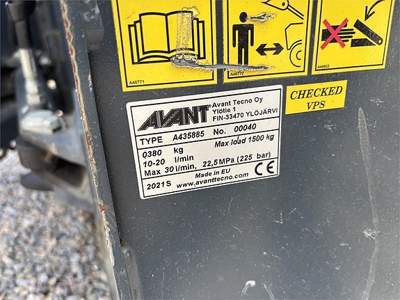 Avant Klaffskopa Avant 800 liter 3 of 3