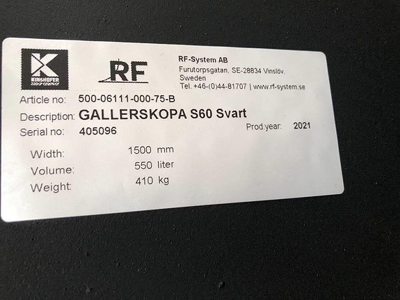 Rf-system RF Gallerskopa S60 3 of 3
