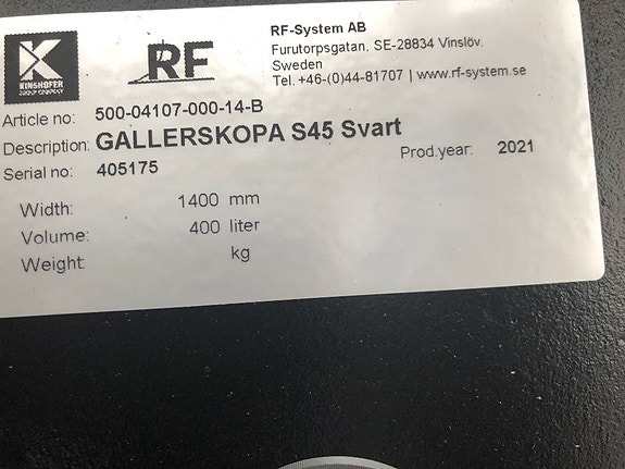Rf-system RF Gallerskopa S45 2 of 3