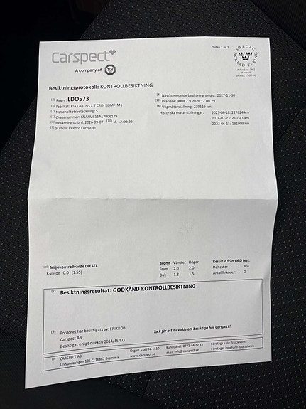 Kia Carens 19 of 20