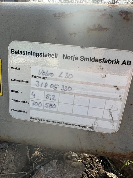 Zettelmeyer Norje lyftbom kranbom max 1900kg 4 of 4