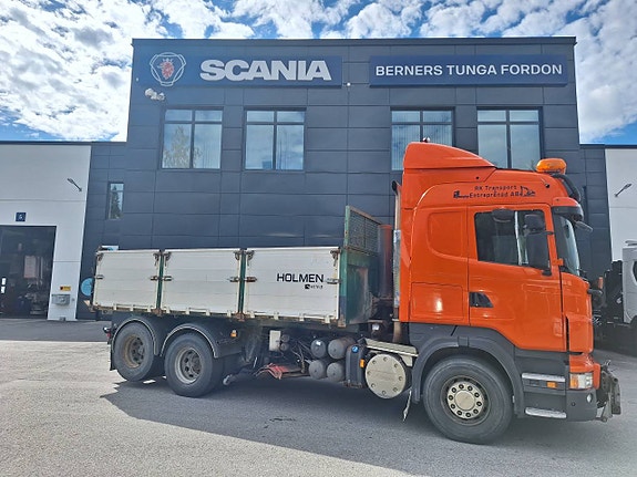 Scania R500LB6x2HSZ Tippbil med plog utrustning Underskrapa