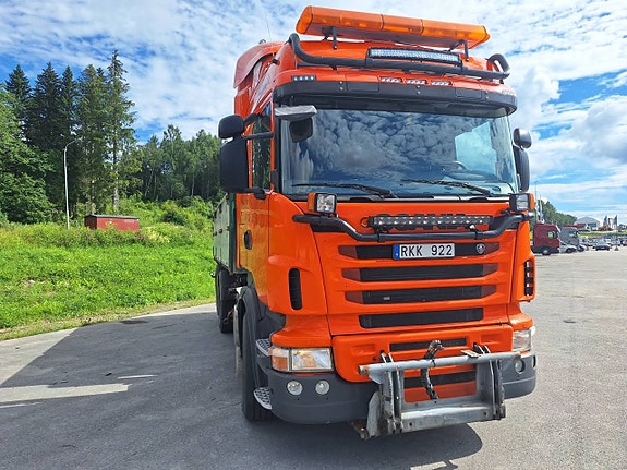 Scania R500LB6x2HSZ Tippbil med plog utrustning Underskrapa 9 of 12