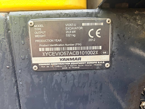 Yanmar Vio 57 12 of 12