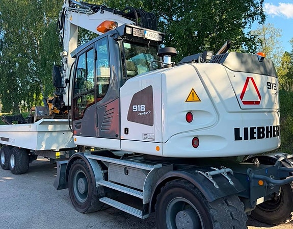 Liebherr 918 compact / Randex vagn / Steg 5 motor 2 of 9
