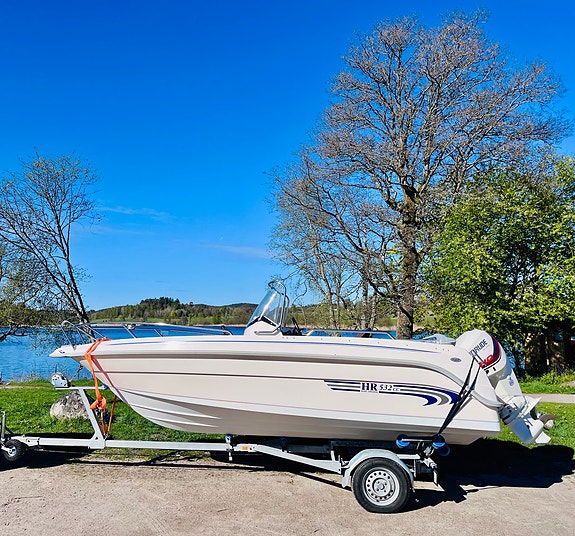 HR 532 CC (2015), E-TEC 90 H.O (2020), Minn Kota 24V, Bromsad 80-trailer 8 of 10