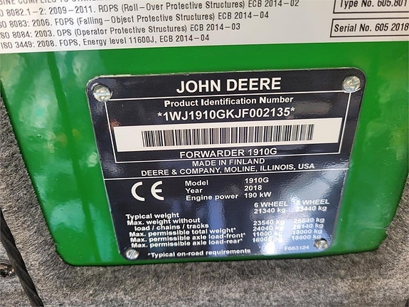 John Deere 1910G 7 of 17