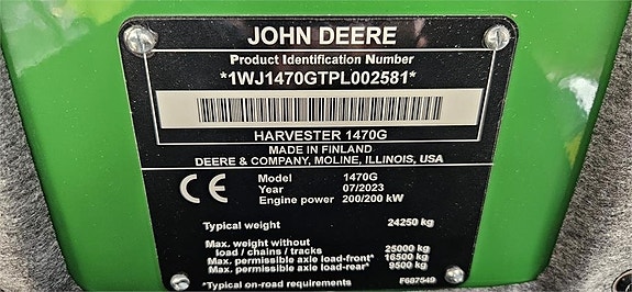 John Deere 1470G 6 of 24