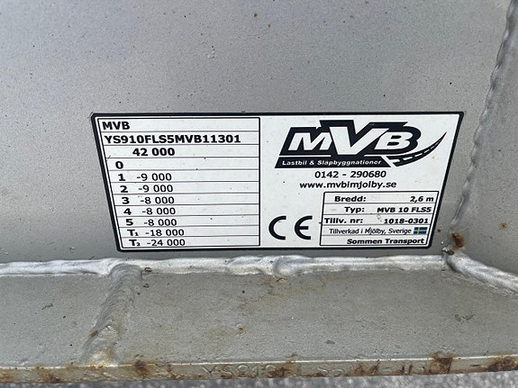MVB VAGNEN MVB VAGNEN 5-axlad timmervagn 4 of 5