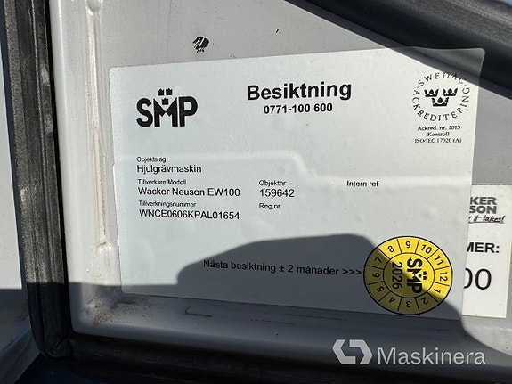 Hjulgrävare Wacker Neuson EW100 24 of 27