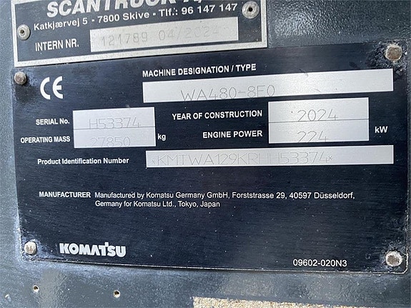 Komatsu WA480-8EO 12 of 12
