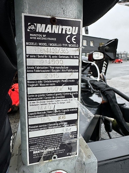 Manitou Personkorg, teleskoplastare 3 of 3