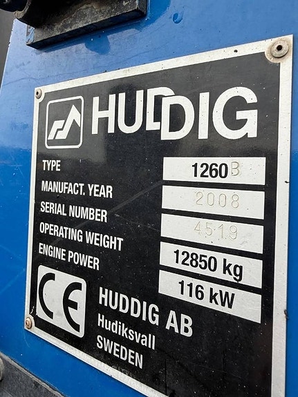 Huddig 1260 B Cabel 9 of 12