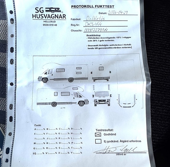 Dethleffs Fiat Ducato 2,8 JTD. Nybes/Ny kamrem/Fukttestad ua 26 of 27