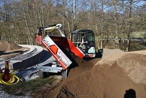 K vagnen Offroad trevägstipp ATV och Minigrävare 9 of 12