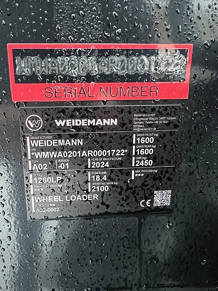 Weidemann 1260LP PLOGKAMPANJ Omgående leverans 5 of 5