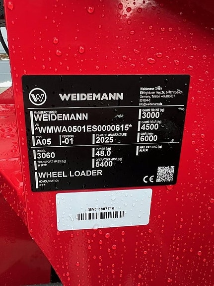 Weidemann 3060 NYA MODELLEN + RÄNTEKAMPANJ 2,49% 22 of 23