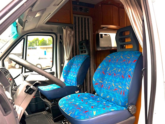 Dethleffs Fiat Campervan 2.8 i.d.TD H 58 Halvintegrerad B-Kort Solceller NyKamrem NyBes 122hk 5 of 29