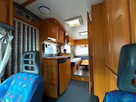 Dethleffs Fiat Campervan 2.8 i.d.TD H 58 Halvintegrerad B-Kort Solceller NyKamrem NyBes 122hk 13 of 29