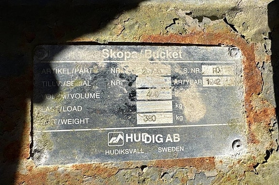 Huddig 1060C, Bra skick, Nya Däck 23 of 24