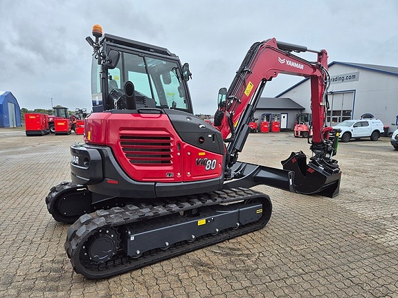 Yanmar ViO80-1A / 8ton grävmaskin /zertail / svanslös 7 of 10