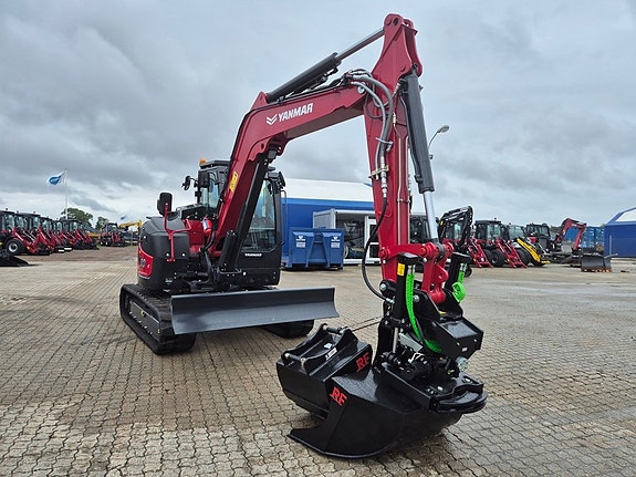 Yanmar ViO80-1A / 8ton grävmaskin /zertail / svanslös 4 of 10