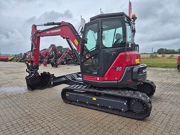 Yanmar ViO80-1A / 8ton grävmaskin /zertail / svanslös 2 of 10