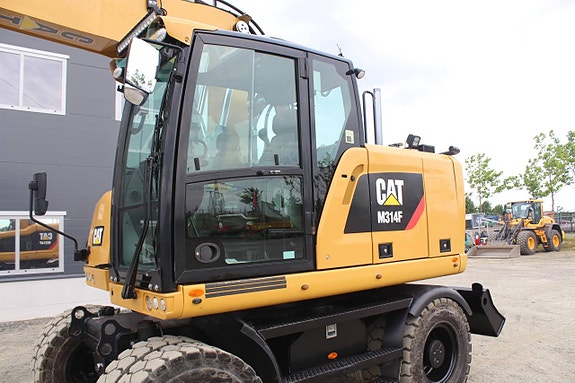 Hjulgrävare CAT M314 Rototilt med grip 2 skopor 5 of 12