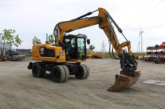 Hjulgrävare CAT M314 Rototilt med grip 2 skopor 3 of 12
