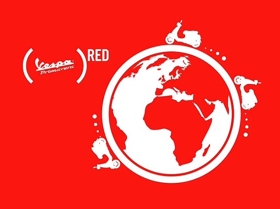 Vespa Primavera RED 50 Beställningsvara 10 of 11