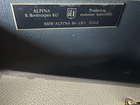 BMW Alpina 9 of 13