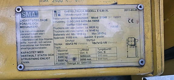 Hyster 5.50 XL 4 of 6