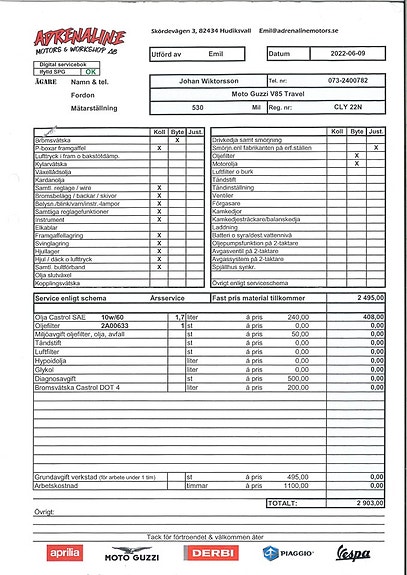 Moto Guzzi V 85 TT Travel 13 of 15