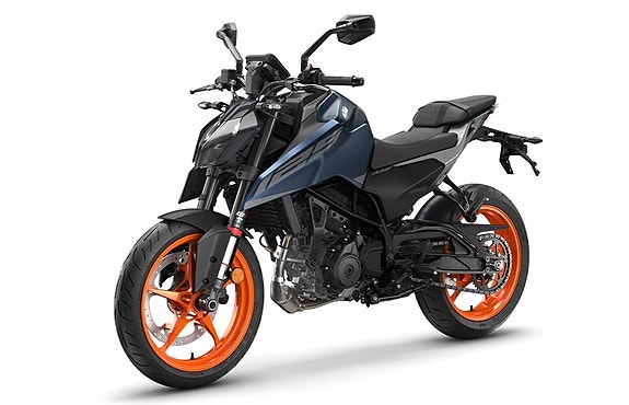 KTM 125 Duke blå - Kampanj