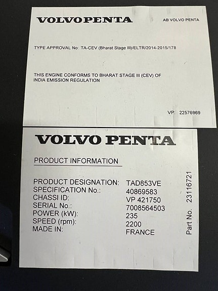 Volvo Penta TAD 853 VE 4 of 6