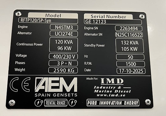 AEM RFTP120/SP-Syn 4 of 4
