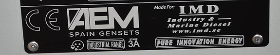 DIESEL-ELVERK AEM FPT150 OPEN/3A 4 of 4