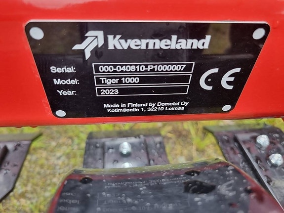 Kverneland Tiger 1000 "Demo" 15 of 15