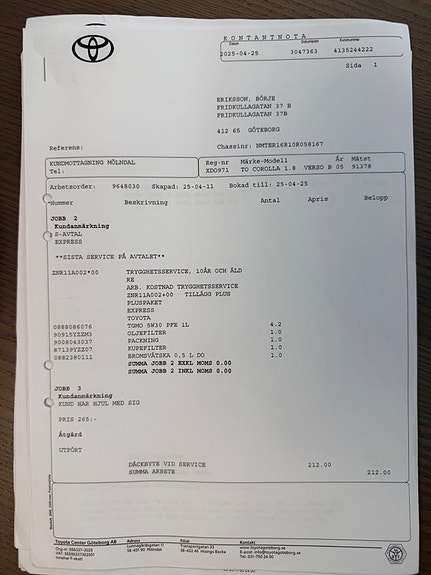 Toyota Corolla Verso 26 of 26