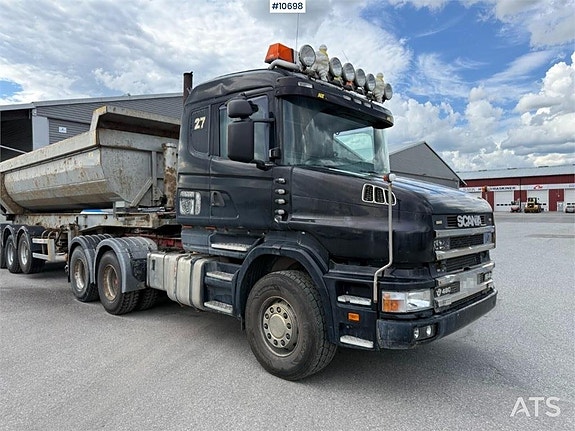 Dragbil Scania T164GB 6X4 med Zorsi Tipptrailer (535,000:- e 8 of 24