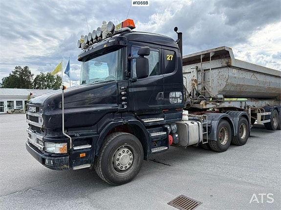 Dragbil Scania T164GB 6X4 med Zorsi Tipptrailer (535,000:- e 3 of 24