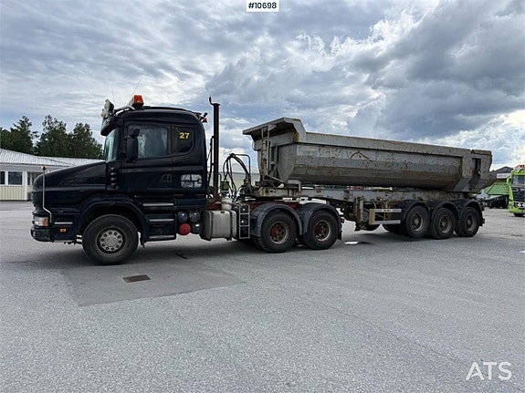Dragbil Scania T164GB 6X4 med Zorsi Tipptrailer (535,000:- e 2 of 24