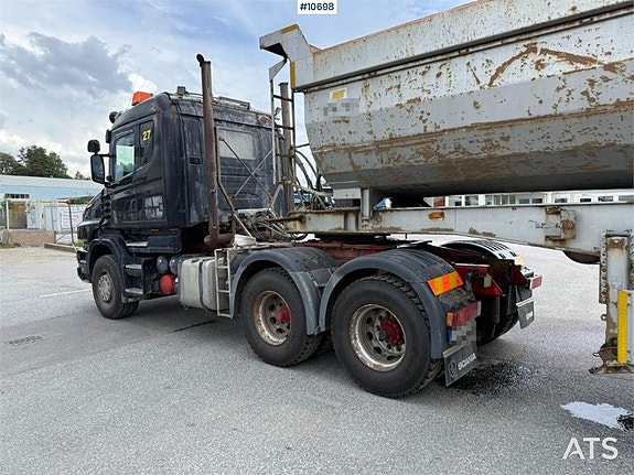 Dragbil Scania T164GB 6X4 med Zorsi Tipptrailer (535,000:- e 5 of 24