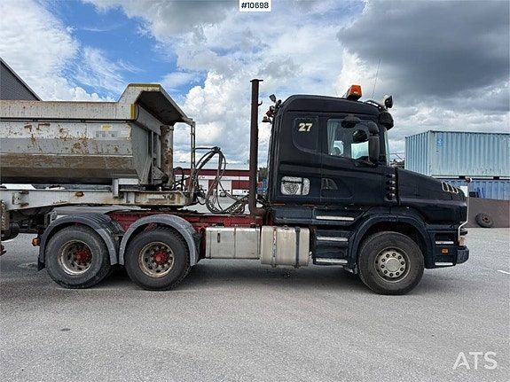Dragbil Scania T164GB 6X4 med Zorsi Tipptrailer (535,000:- e 7 of 24