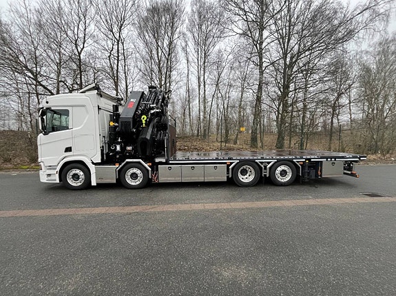 Mycket fin Scania R560 med HIAB Kran 4 of 6