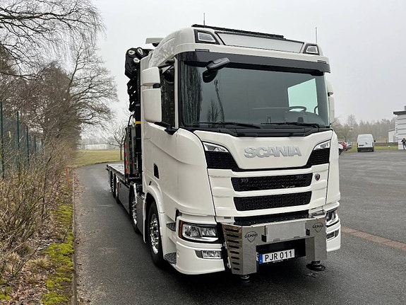 Mycket fin Scania R560 med HIAB Kran 2 of 6