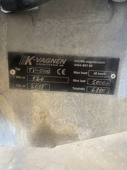 K-Vagnen Tv-5000 Bevattningsvagn 5 of 7