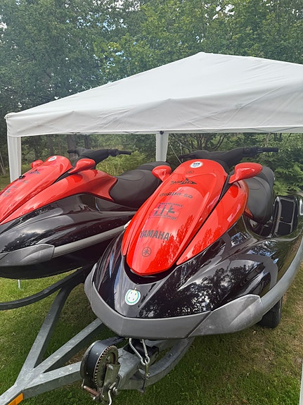 Paketpris två Yamaha Waverunner fx140 2002 + vagn 2 of 10